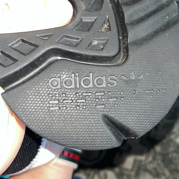 Adidas men’s Nite Jogger White Hi-Res Aqua size 12 - Picture 10 of 10